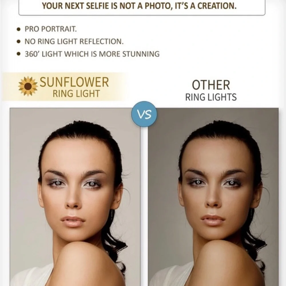 Sunflower ring light.